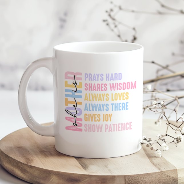 Caneca De Café Mãe, Presente Moderno Para Mãe Legal E Engraçada (Criador carregado)