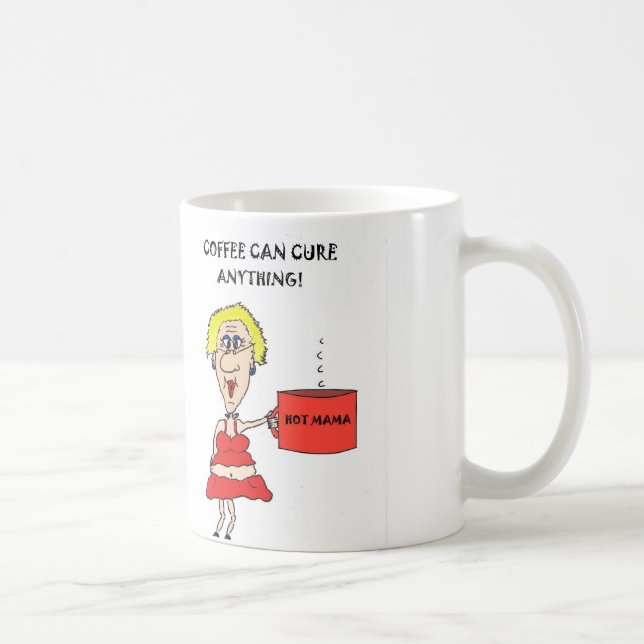 CANECA DE CAFÉ MÃE QUENTE CURA QUALQUER COISA (Direita)