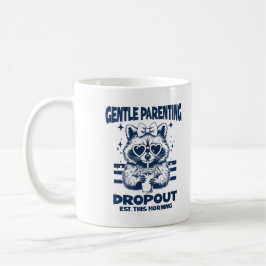 Caneca De Café Mãe Sarcástica Abandona o Gentle Parenting Guaxini