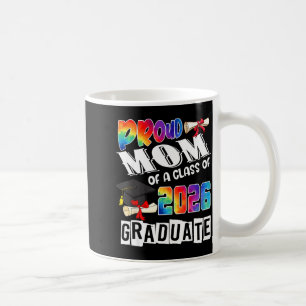 Caneca De Café Mãe Senior 26 Orgulhosa Mãe De Um Graduado Da Turm