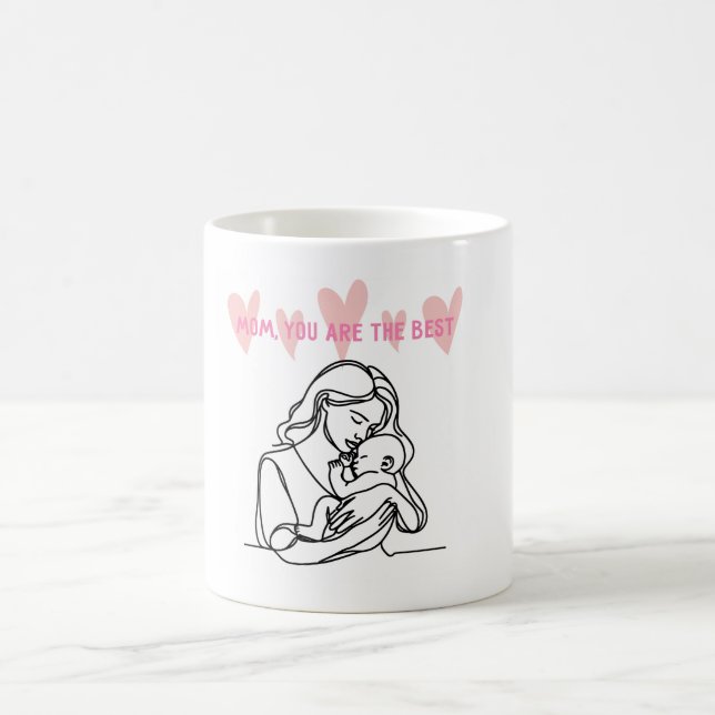 Caneca De Café "Mãe, sua sabedoria me guia. (Centro)
