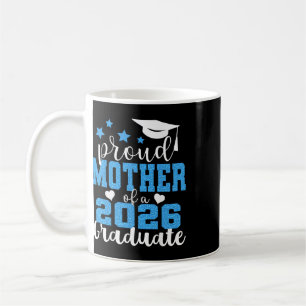 Caneca De Café Mãe Super Orgulhosa da Graduada Senior de 2026
