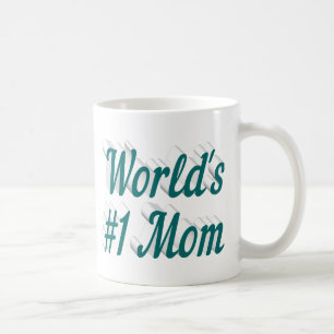 Caneca De Café Mãe Verde - meio Dia de as mães de texto