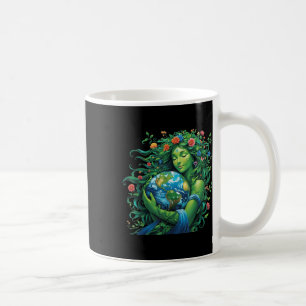 Caneca De Café Mãe Verde Natureza Terra Dia Terra Planeta Mãe