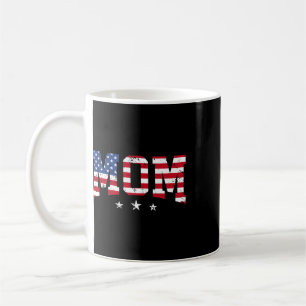 Caneca De Café Mãe Vintage Dia das Mães Mãe Americana Bandeira EU