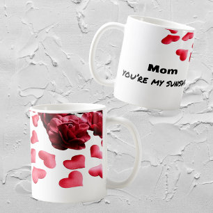 Caneca De Café "Mãe, você é meu sol" Bonito presente para a mamãe