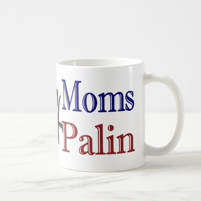 Caneca De Café Mães 4 McCain Palin do hóquei (Direita)