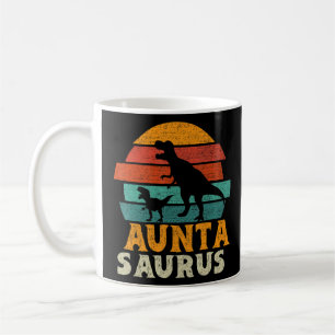 Caneca De Café Mães da Família Auntasaurus T rex Dinossaur tia Sa