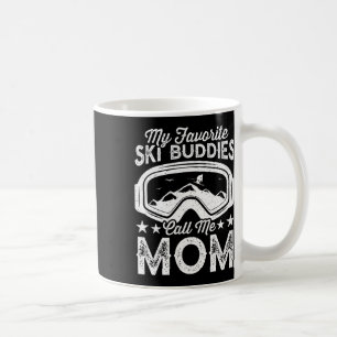 Caneca De Café Mães esquiando Meus Amigos de Esqui Favoritos Me C