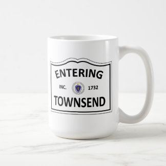 Caneca De Café MÃES Townie da massa da cidade natal de TOWNSEND