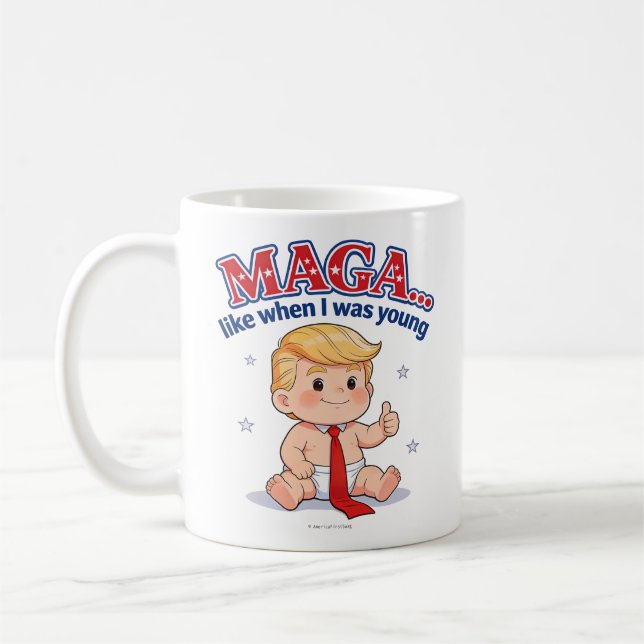 Caneca De Café MAGA … como quando eu era jovem -  (Esquerda)