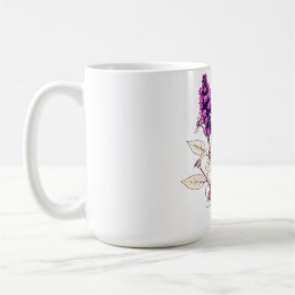 Caneca De Café Magenta Butterfly Bush