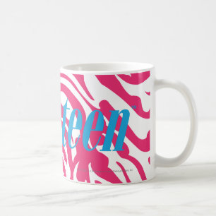 Caneca De Café Magenta da zebra