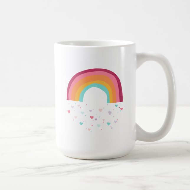 Caneca De Café Magia Arco-Íris Feliz (Direita)