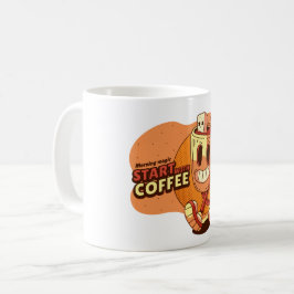 Caneca De Café Magia da manhã