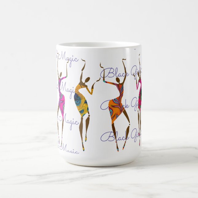 Caneca De Café Magia da Menina Preta (Centro)