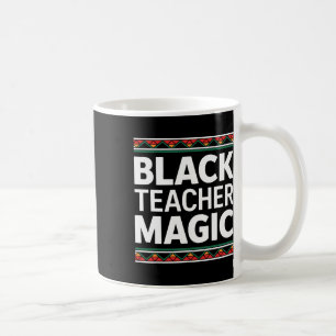 Caneca De Café Magia de Professor Negro Mês da História Afro-Amer