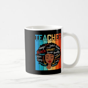 Caneca De Café Magia de Professora Negra Educação História Negra