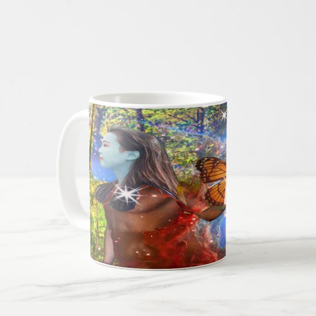 Caneca De Café Magic Garden (Frente Esquerda)