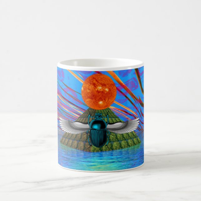 Caneca De Café Magic Scarab Mug (Centro)