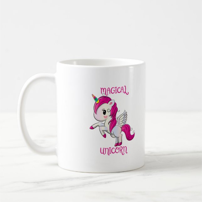 Caneca De Café Magic Unicorn Lover Fan Club (Esquerda)
