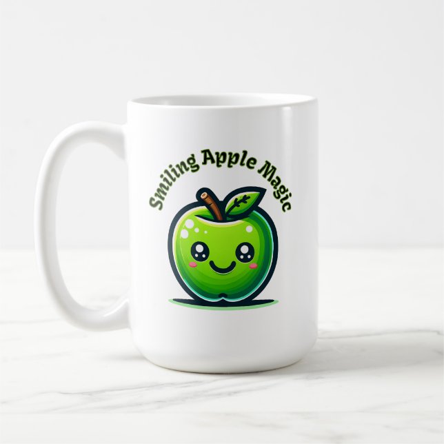 Caneca De Café Mágica Apple Sorridente (Esquerda)