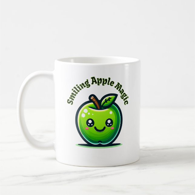 Caneca De Café Mágica Apple Sorridente (Esquerda)