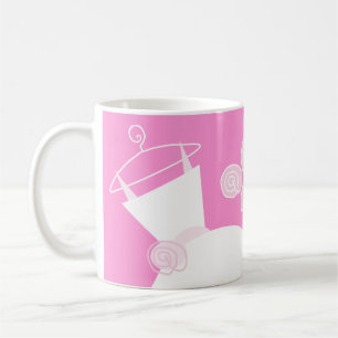 Caneca De Café Mágica 'Chá de panela' Rosa de Casamento