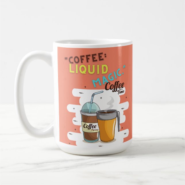 Caneca De Café mágica de café (Esquerda)