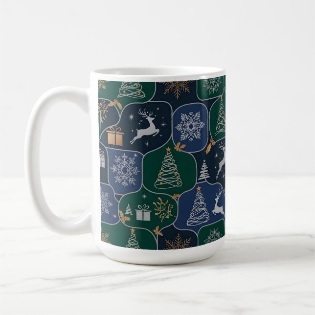 Caneca De Café Mágica de Natal Aconchegante (Esquerda)