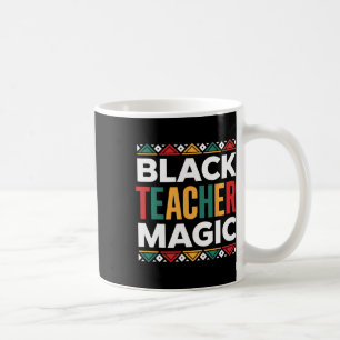 Caneca De Café Mágica do Professor Negro Mês da História Negra Af