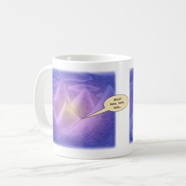 Caneca De Café Mágica Montanha de Café (Frente Esquerda)