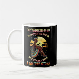 Caneca De Café Mágica Negra Sou A Tempestade Melanin Rainha Mulhe