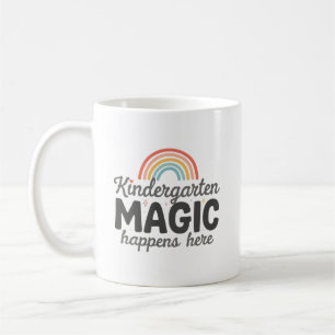 Caneca De Café Mágica Personalizada do Jardim de Infância Acontec