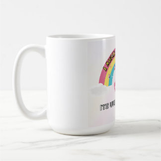 Caneca De Café Magical rainbow unicorn design for mug