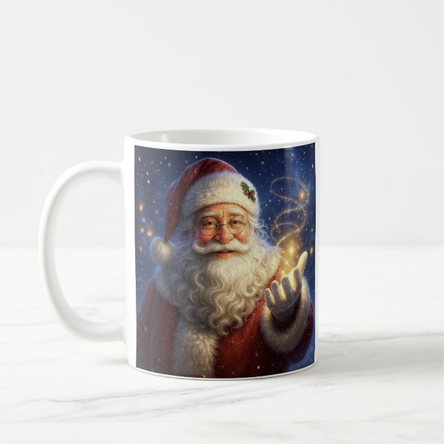 Caneca De Café Magical Santa Claus (Esquerda)