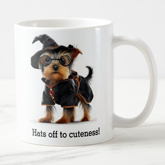 Caneca De Café Magical Yorkie no assistente (Criador carregado)