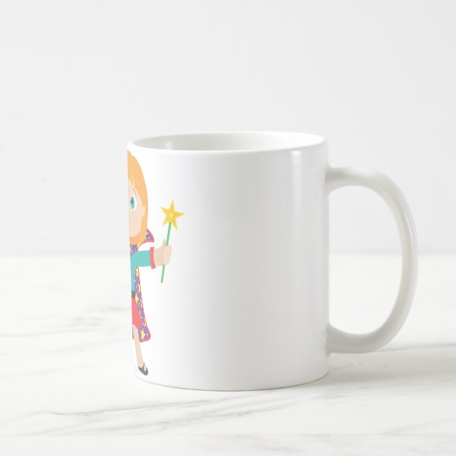 Caneca De Café Mágico da menina (Direita)