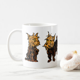 Caneca De Café Mágico Vintage de Oz, Toto o Cachorrinho Fofo