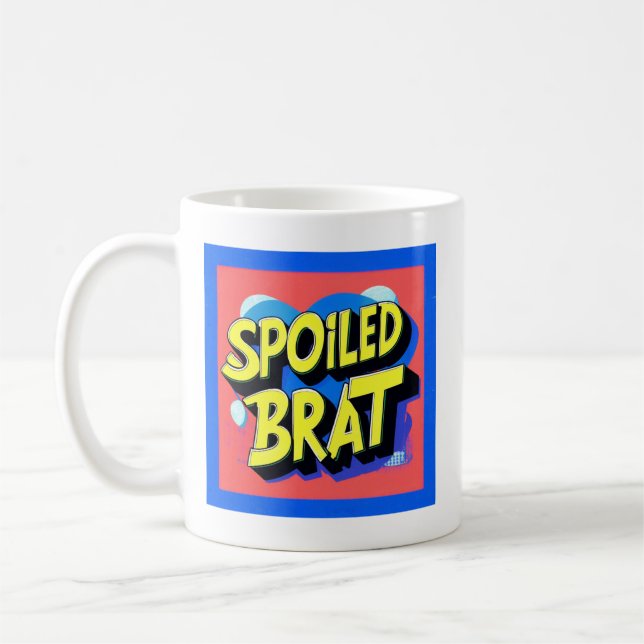 Caneca De Café Mágina Brat Mimada (Esquerda)