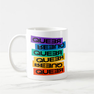 Caneca De Café Magnet Do Carro. LGBT+Orgulho. Queer.