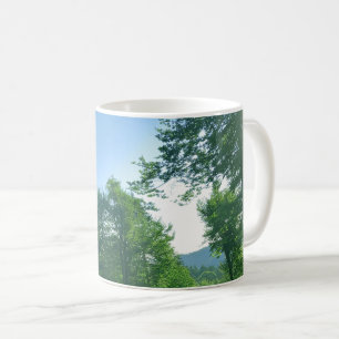 Caneca De Café Magneto de Fotografia em Paisagem Verde