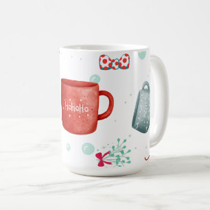 Caneca De Café Magnífico, moderno e tradicional design Xmas