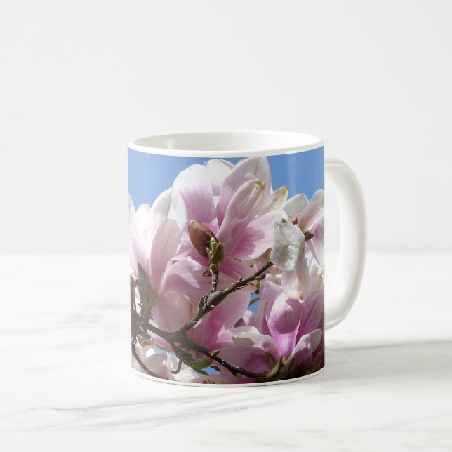 Caneca De Café Magnolia Blossom (Frente Esquerda)