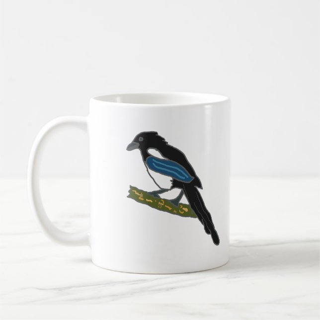 Caneca De Café Magpie (Esquerda)