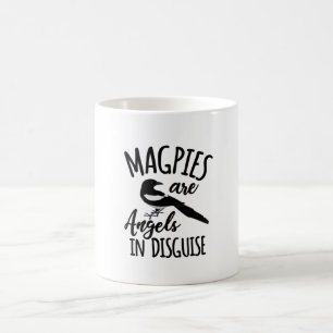 Caneca De Café Magpies são anjos disfarçados