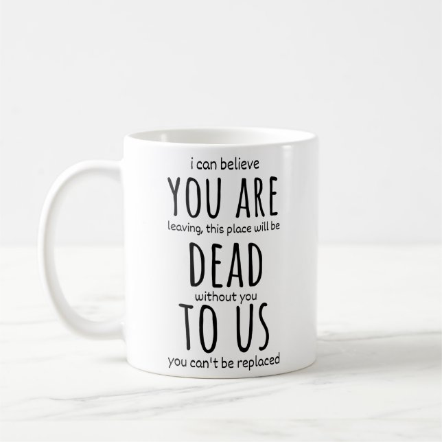 Caneca De Café Mágulos engraçados para colega de trabalho, você e (Esquerda)
