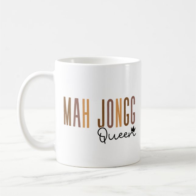 Caneca De Café Mah Jongg Queen (Esquerda)