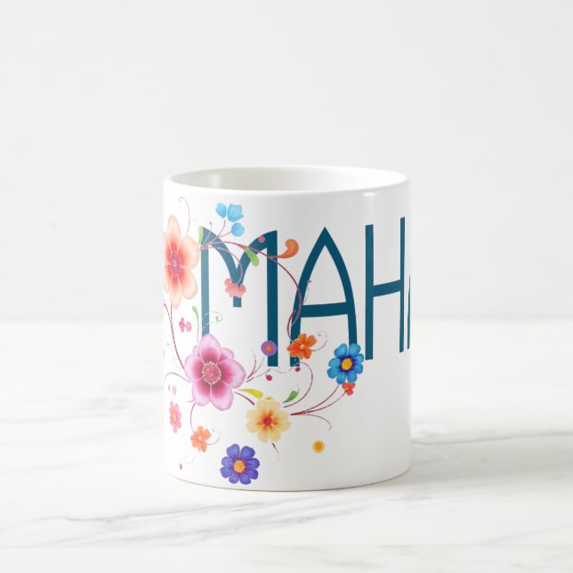Caneca De Café MAHA Floral (Centro)