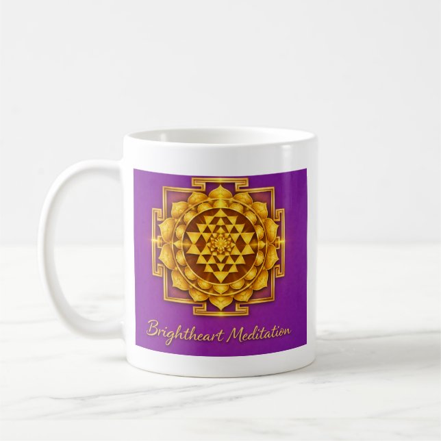 Caneca De Café Maha Sri Yantra Mug (Esquerda)